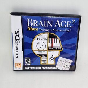 Brain Age2 Nintendo DS - CASE ONLY - NO GAME